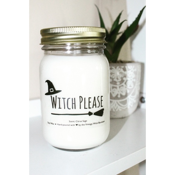 Hand Crafted Other - 🌟SALE🌟 “Witch please”  16oz SOY candle